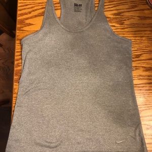 Nike dry fit grey tank top
